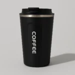 كوب حراري سعة 510 مل – ستانلس ستيل عازل مزدوج و مقاوم للتسرب  – أسود