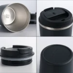 ⁦كوب حراري سعة 510 مل – ستانلس ستيل عازل مزدوج و مقاوم للتسرب  – زيتي⁩ - الصورة ⁦4⁩