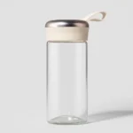 قارورة مياه سعة 400 مل – غطاء متين مع يد حمل - شفاف