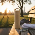 ⁦ترمس حراري سعة 500 مل – ستانلس ستيل يحافظ على المشروبات الساخنة و الباردة – بني⁩ - الصورة ⁦3⁩