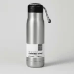 ترمس حراري سعة 550 مل – ستانلس ستيل يحافظ على المشروبات الساخنة و الباردة – فضي
